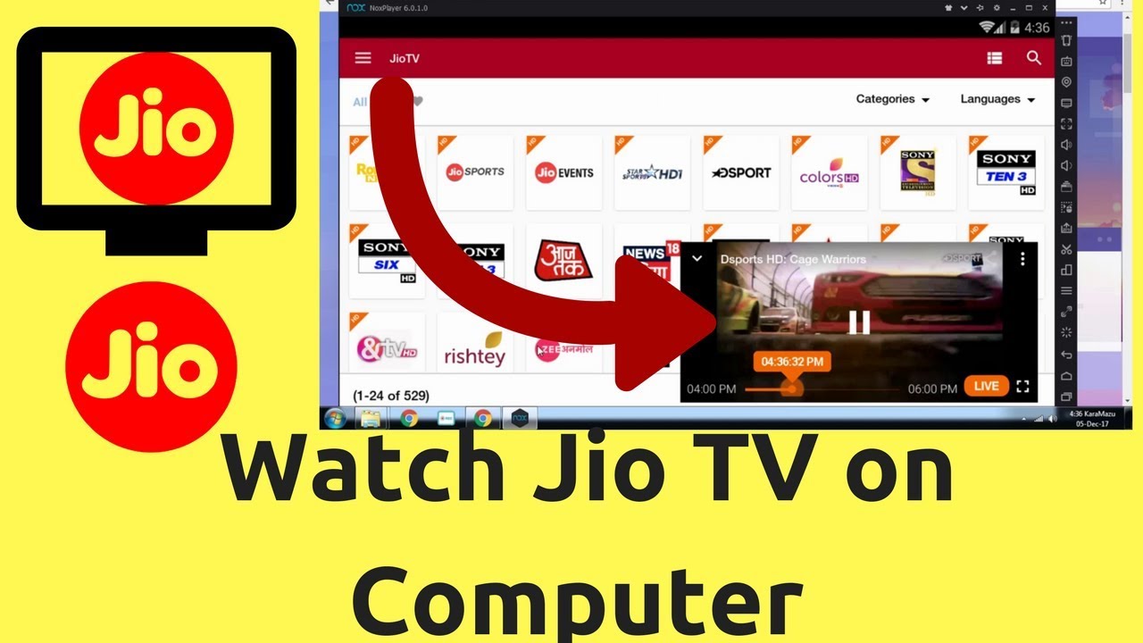 jio tv download free pc